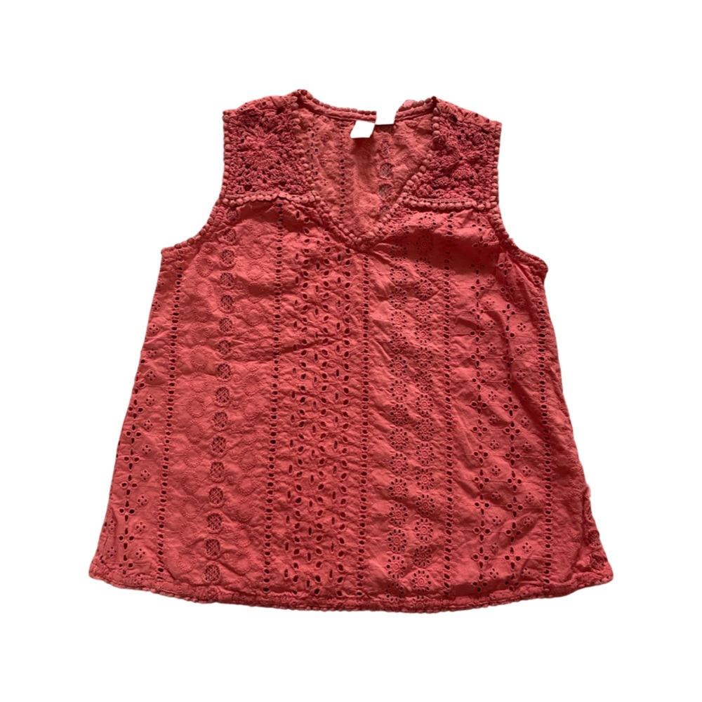 Joie 100% cotton sleeveless blouse